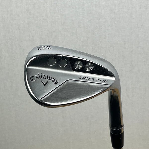 Callaway Jaws Raw Wedge (58°, 10S bounce, Stiff)