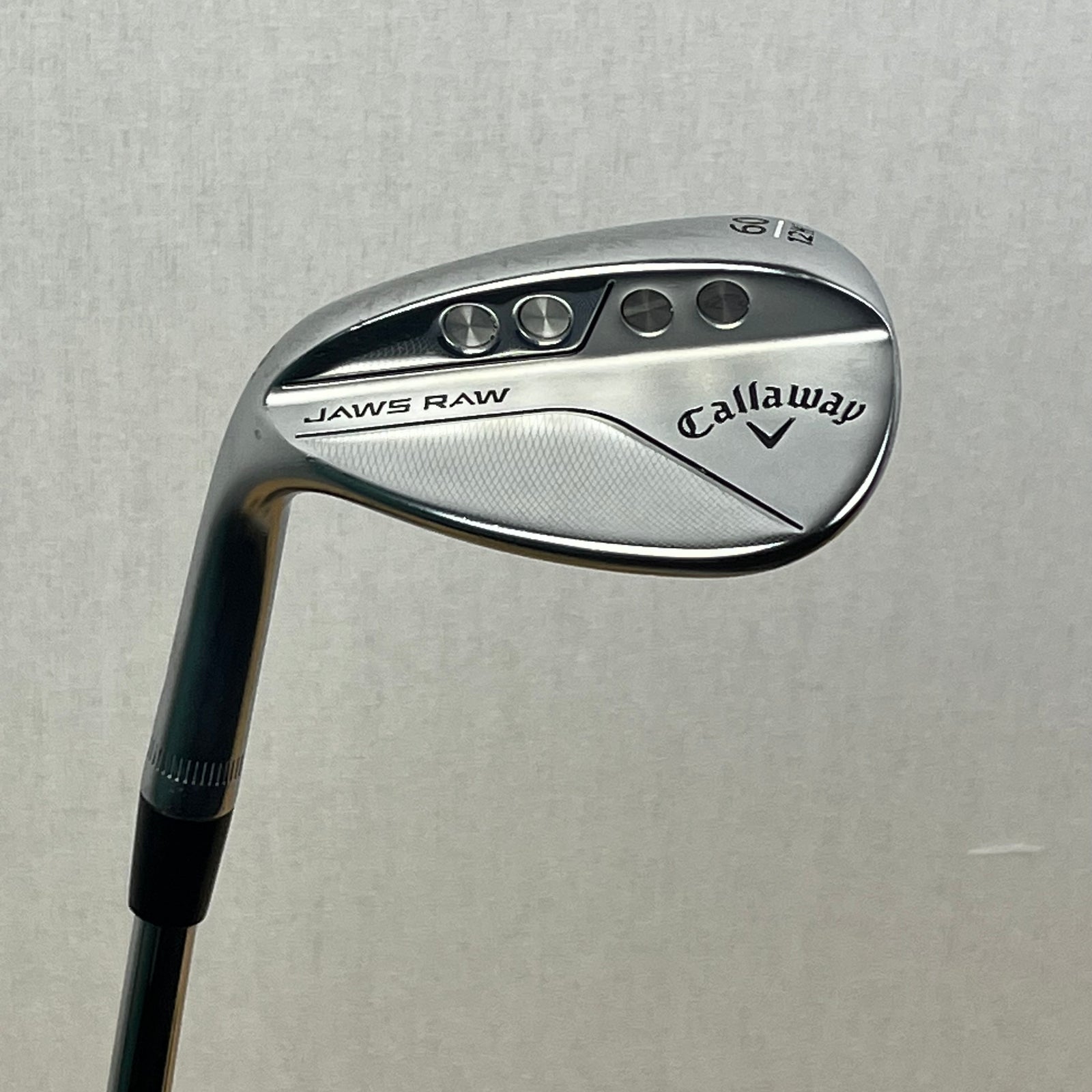 Callaway Jaws Raw Wedge (60°, 12W bounce, Stiff) (Left Hand)
